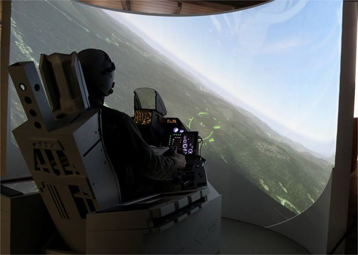 Modular Curved Screen